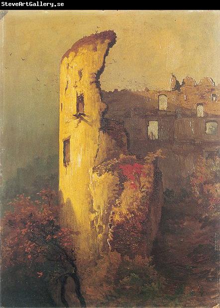 Wojciech Gerson Ruins of castle tower in Ojcow